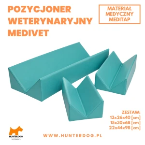 POZYCJONER WETERYNARYJNY / ZESTAW S-L-XL / KOLOR MORSKI