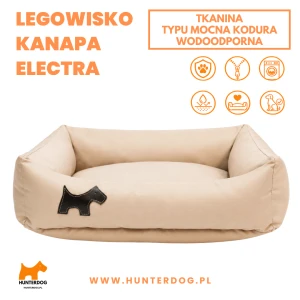 KANAPA  /  KODURA / BEŻOWY / LEGOWISKO ELECTRA