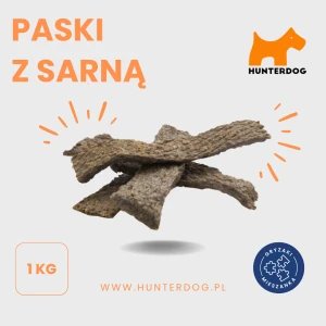 PASKI MIĘSNE Z SARNĄ / PASKI / 1 kg / OKOŁO 80 KAWAŁKÓW 