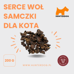 SERCA WOŁOWE / SMACZKI DLA KOTA / 200 g / OKOŁO 40 KAWAŁKÓW